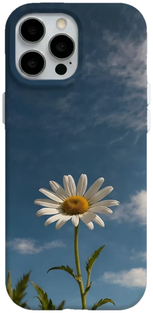 Gökyüzü ve Papatya telefon kılıfı