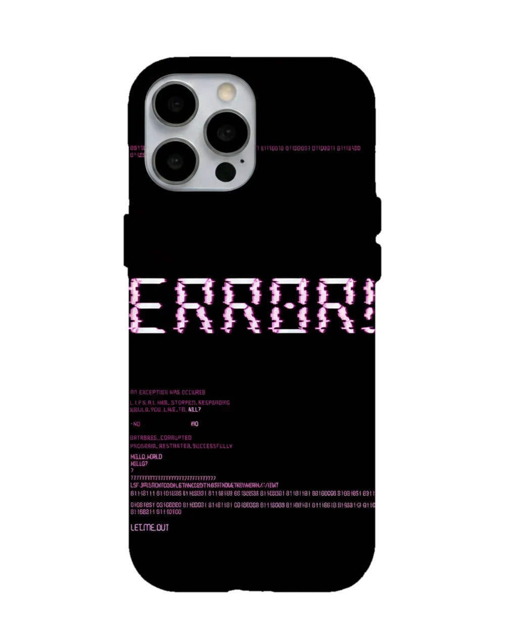Error Glitch telefon kılıfı