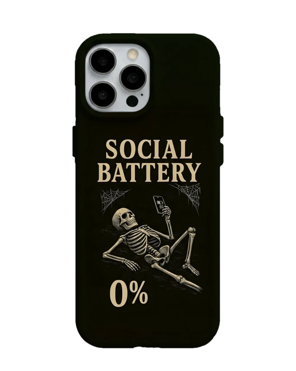 Social Battery %0 telefon kılıfı