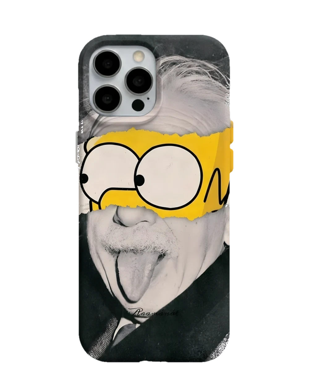 Einstein Simpson Gözlük telefon kılıfı