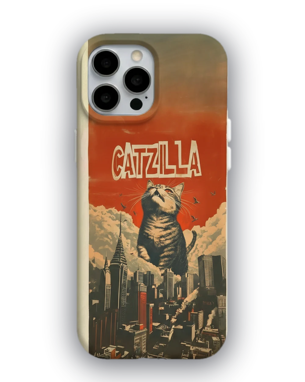 Catzilla Poster telefon kılıfı
