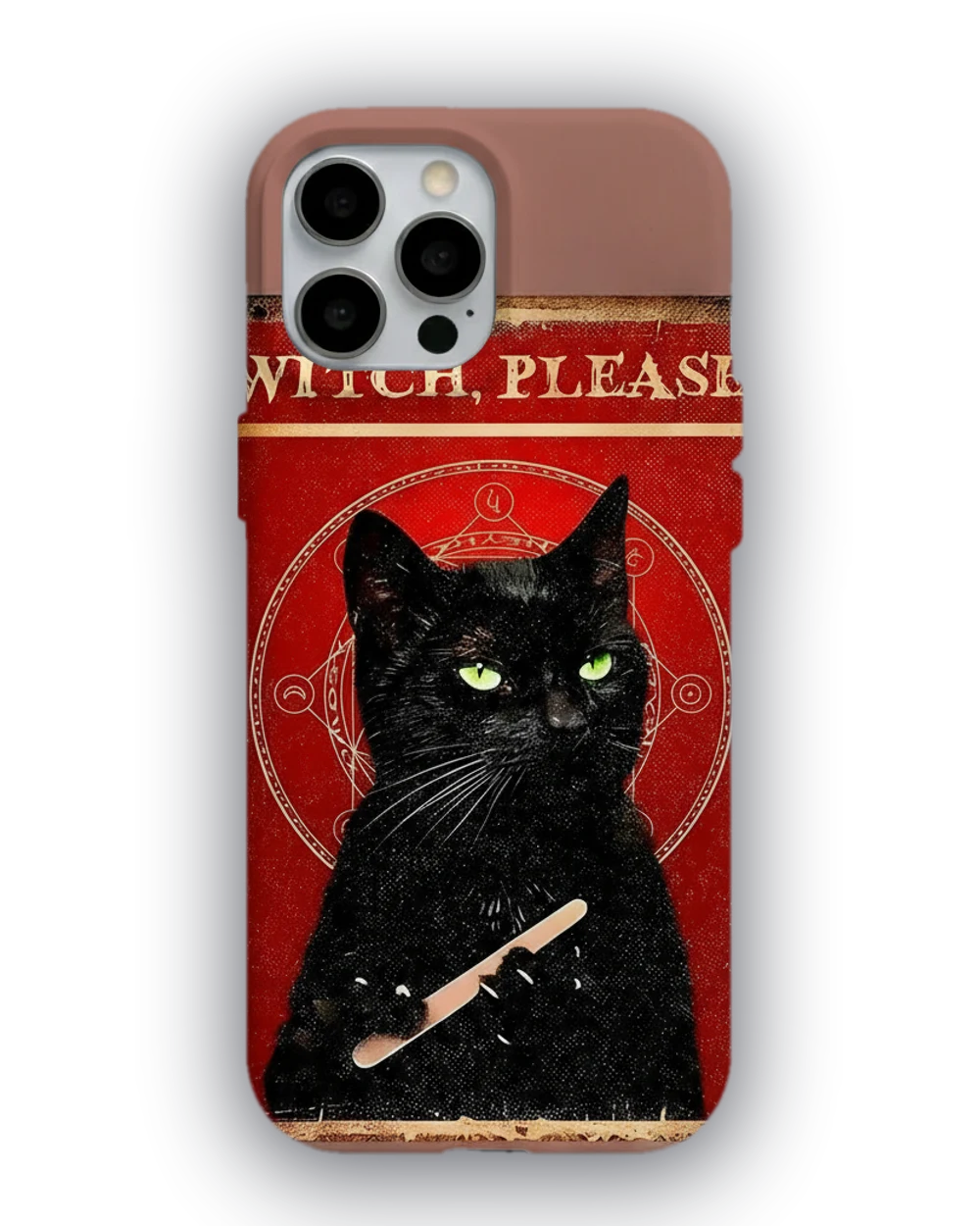 Witch Please Kedi telefon kılıfı