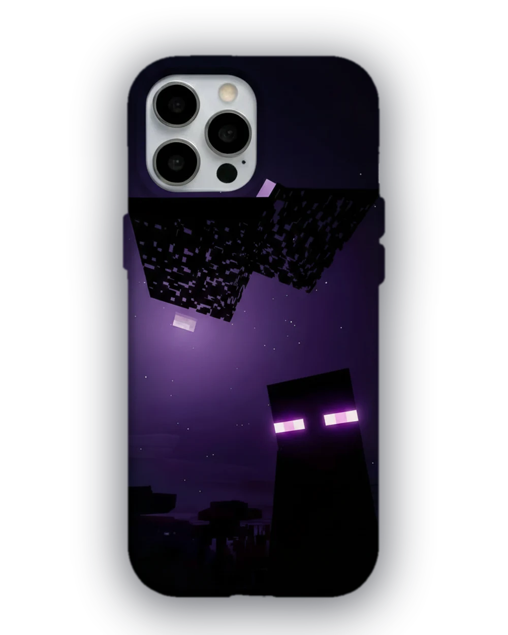 Mor Enderman Gece telefon kılıfı