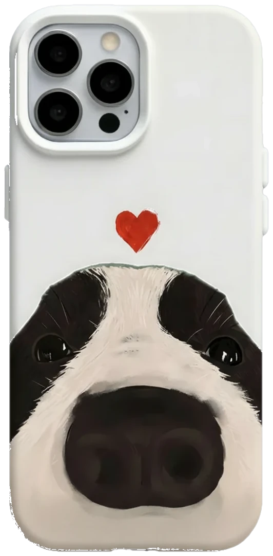 Aşık Köpek Burnu telefon kılıfı