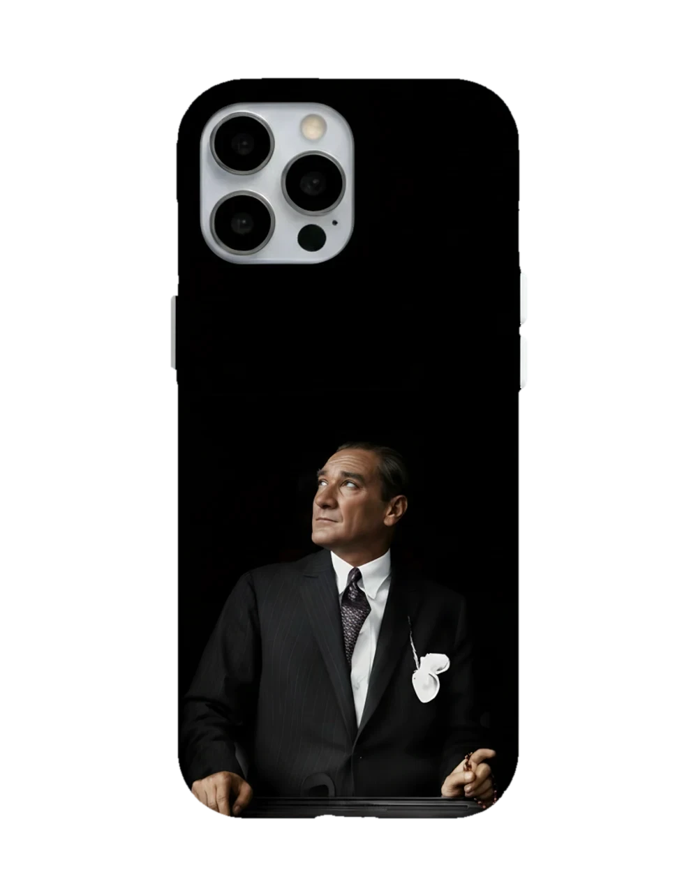 Atatürk Siyah Portre telefon kılıfı
