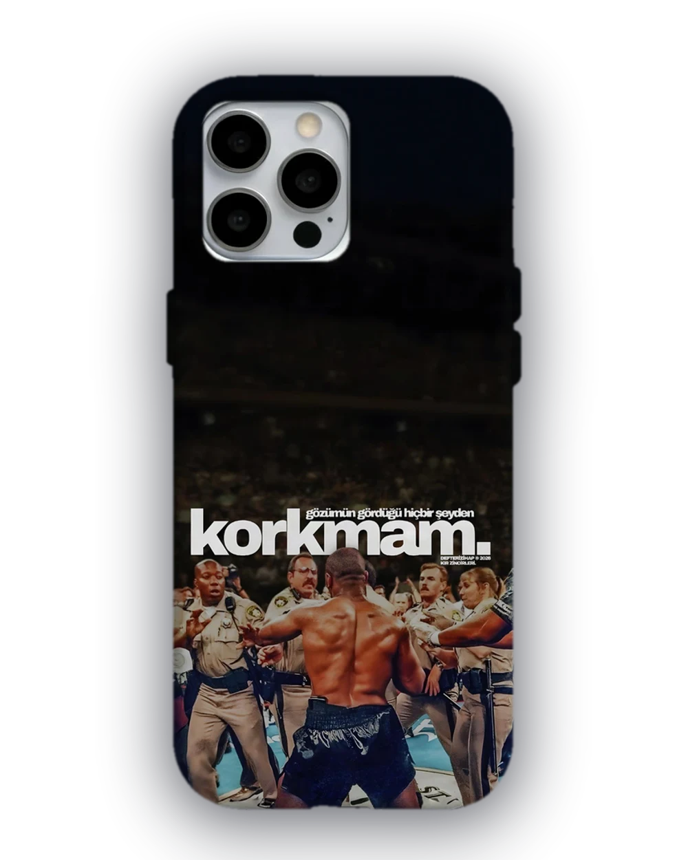 Korkmam Tipografi telefon kılıfı