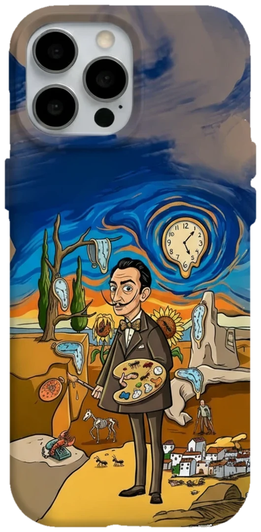 Dalí'nin Saatleri telefon kılıfı