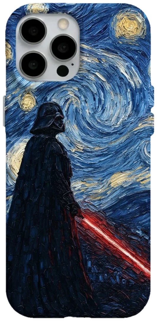 Yıldızlı Gecede Darth Vader telefon kılıfı