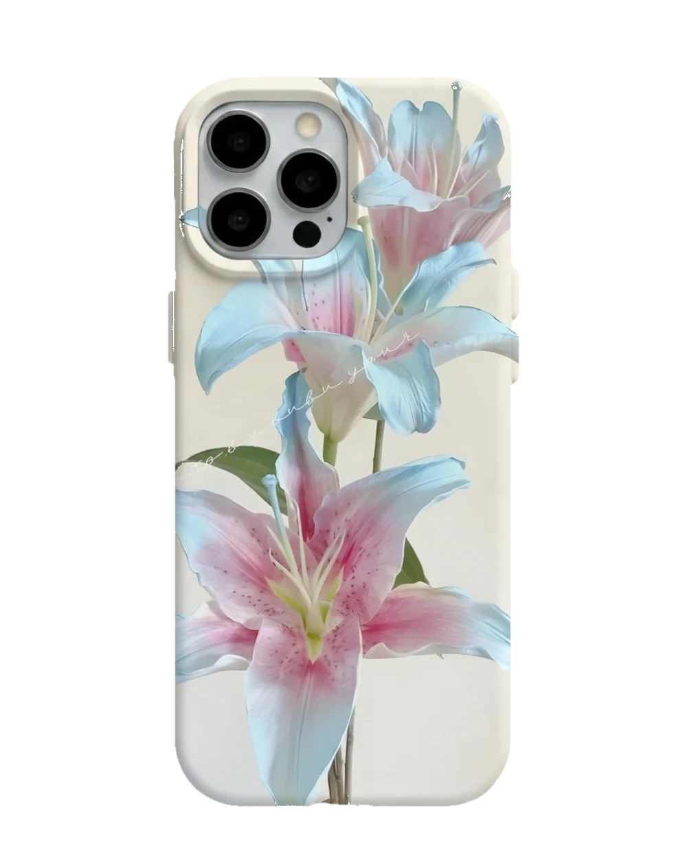 Pastel Zambak telefon kılıfı