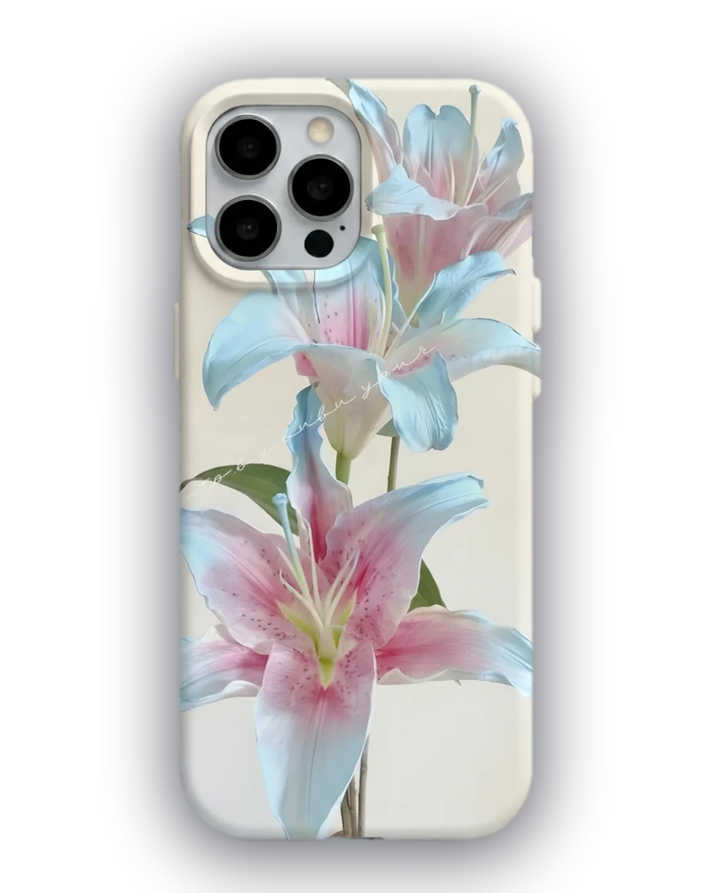 Pastel Zambak telefon kılıfı