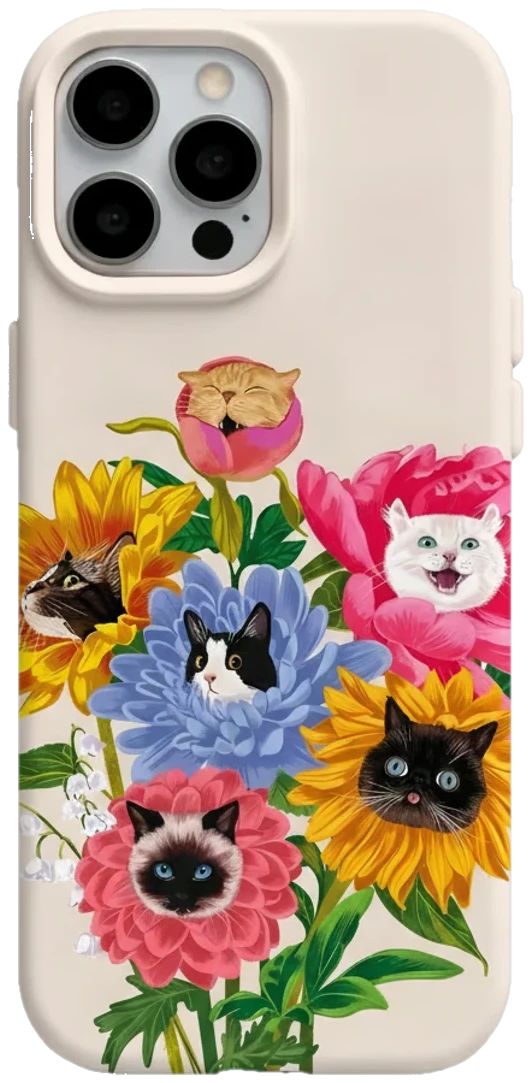 Kedili Buket telefon kılıfı