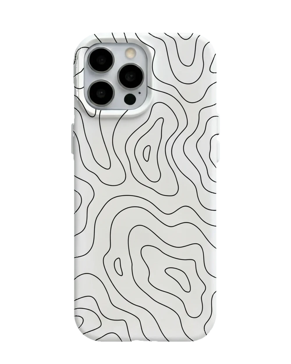 Beyaz Topografya telefon kılıfı