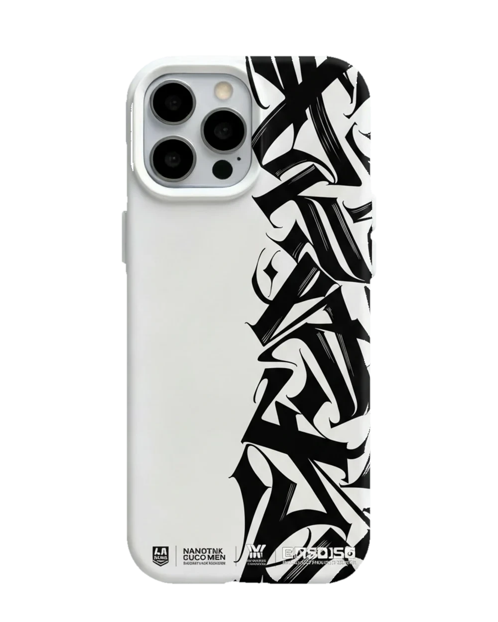 Siyah Beyaz Kaligrafi telefon kılıfı