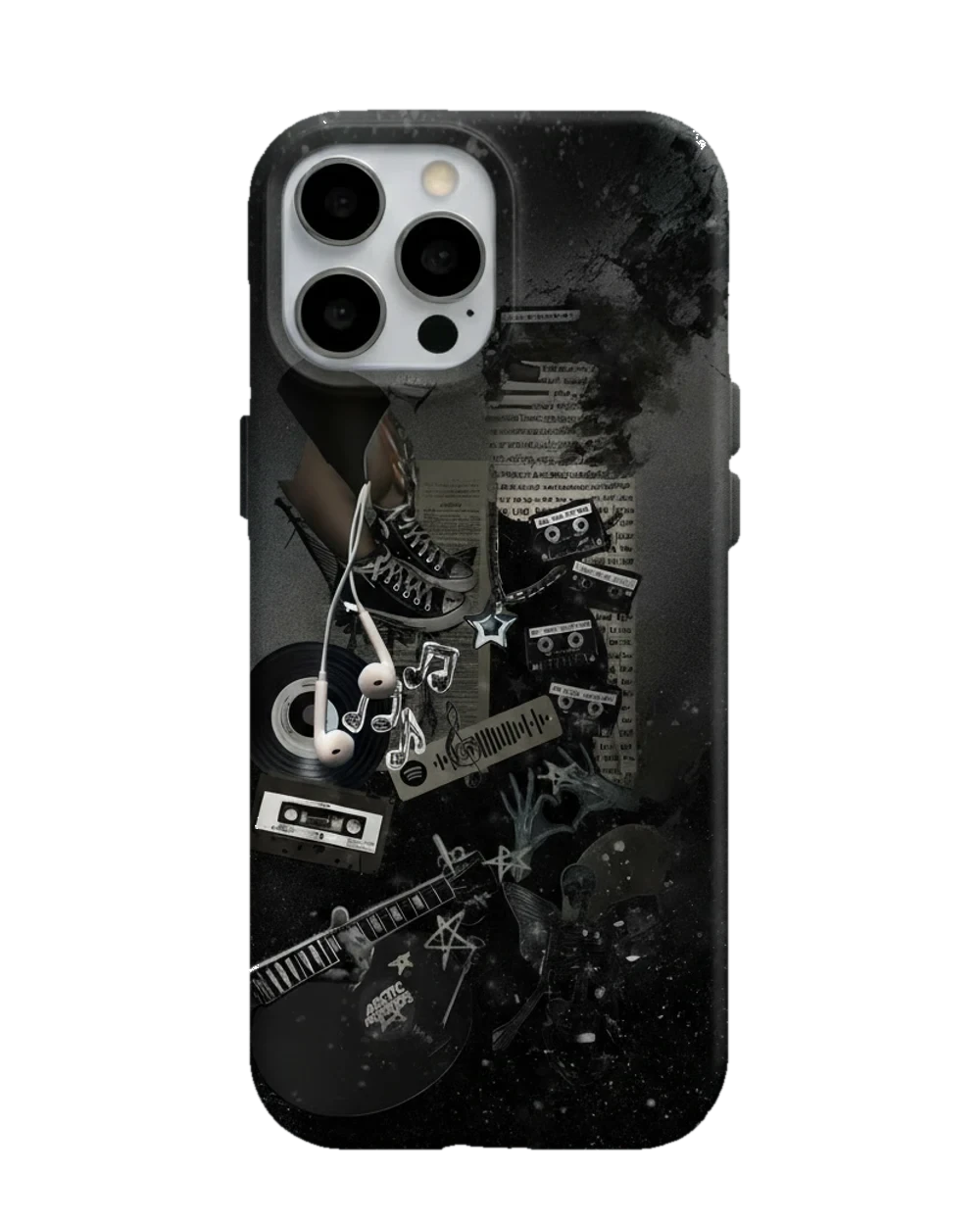 Kaset ve Gitar telefon kılıfı