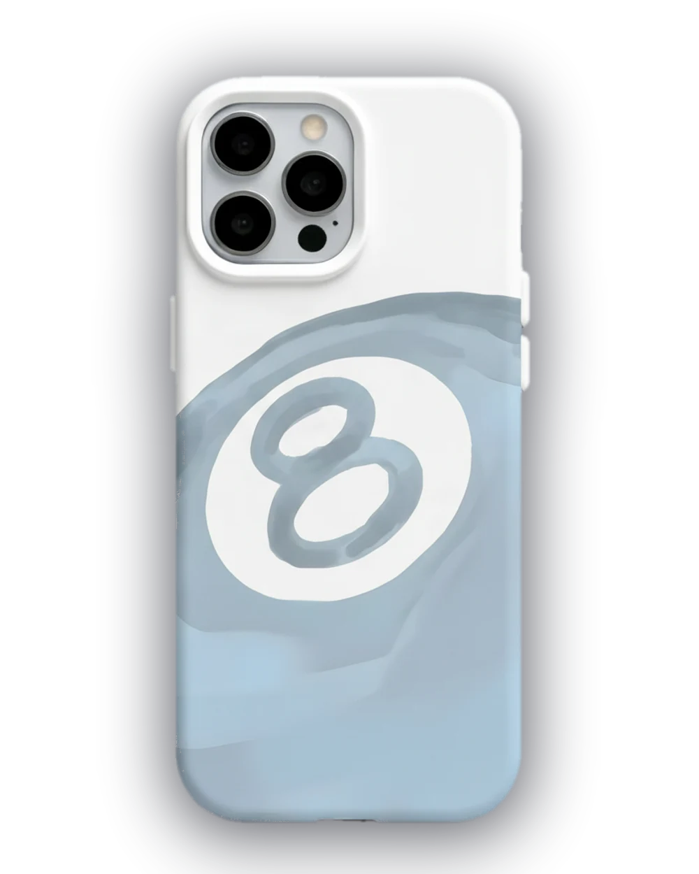 Buz Mavisi 8 Top telefon kılıfı