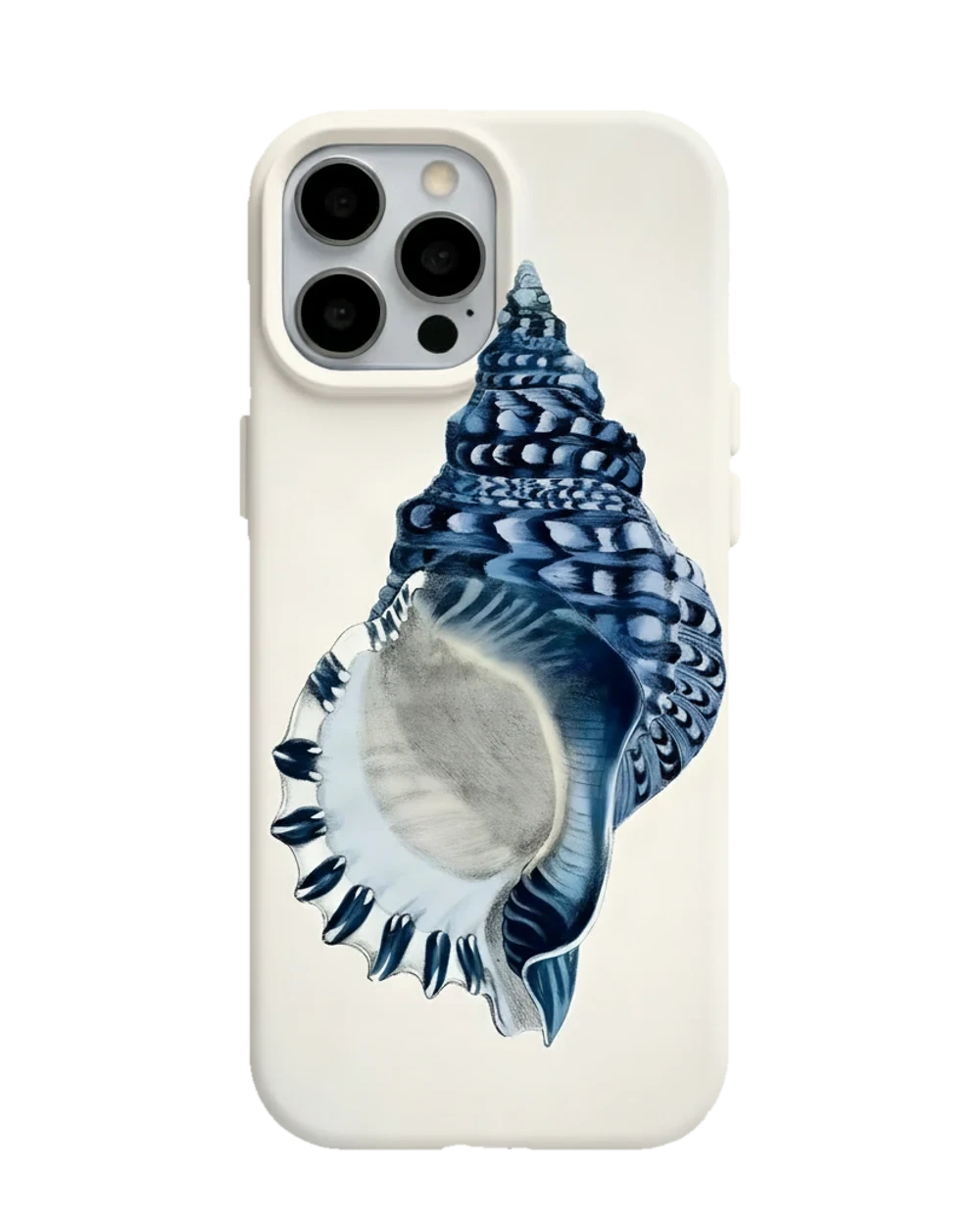 Mavi Deniz Kabuğu telefon kılıfı
