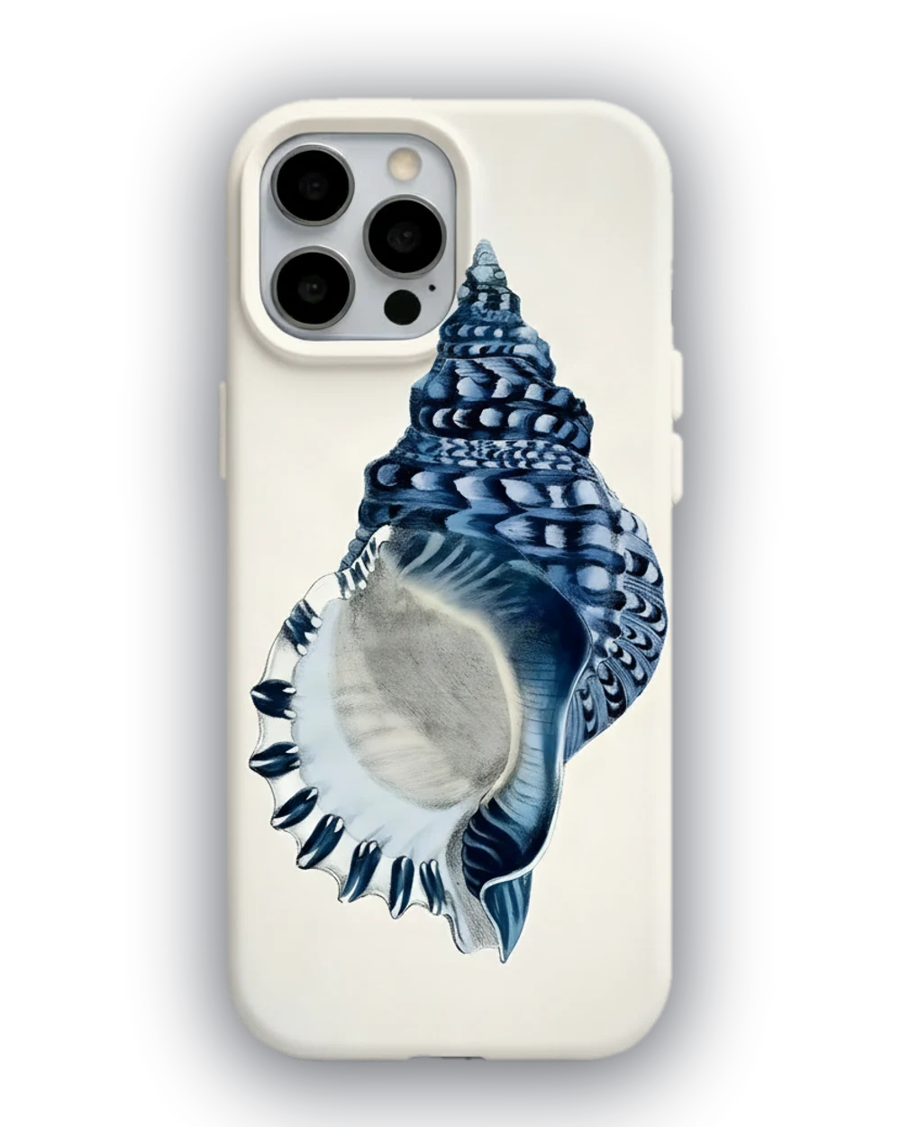 Mavi Deniz Kabuğu telefon kılıfı
