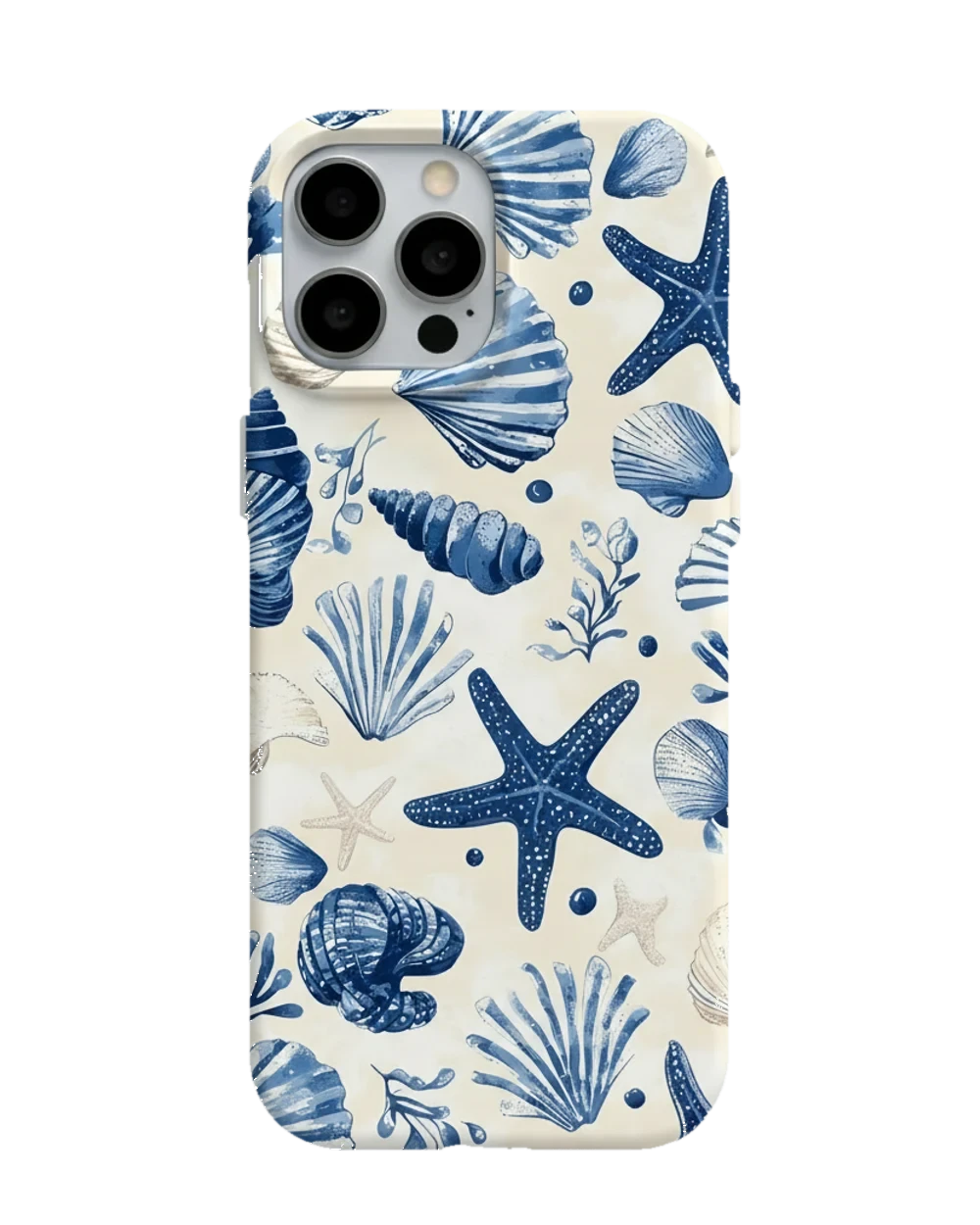 Deniz Kabukları Deseni telefon kılıfı