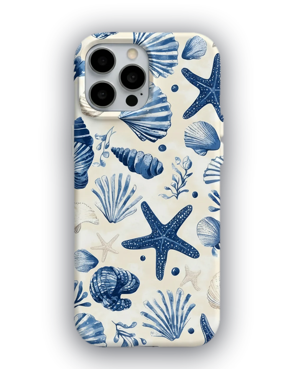 Deniz Kabukları Deseni telefon kılıfı