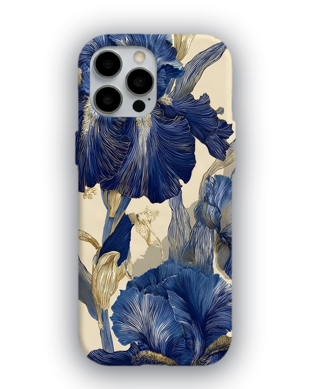 Mavi İris Bahçesi telefon kılıfı