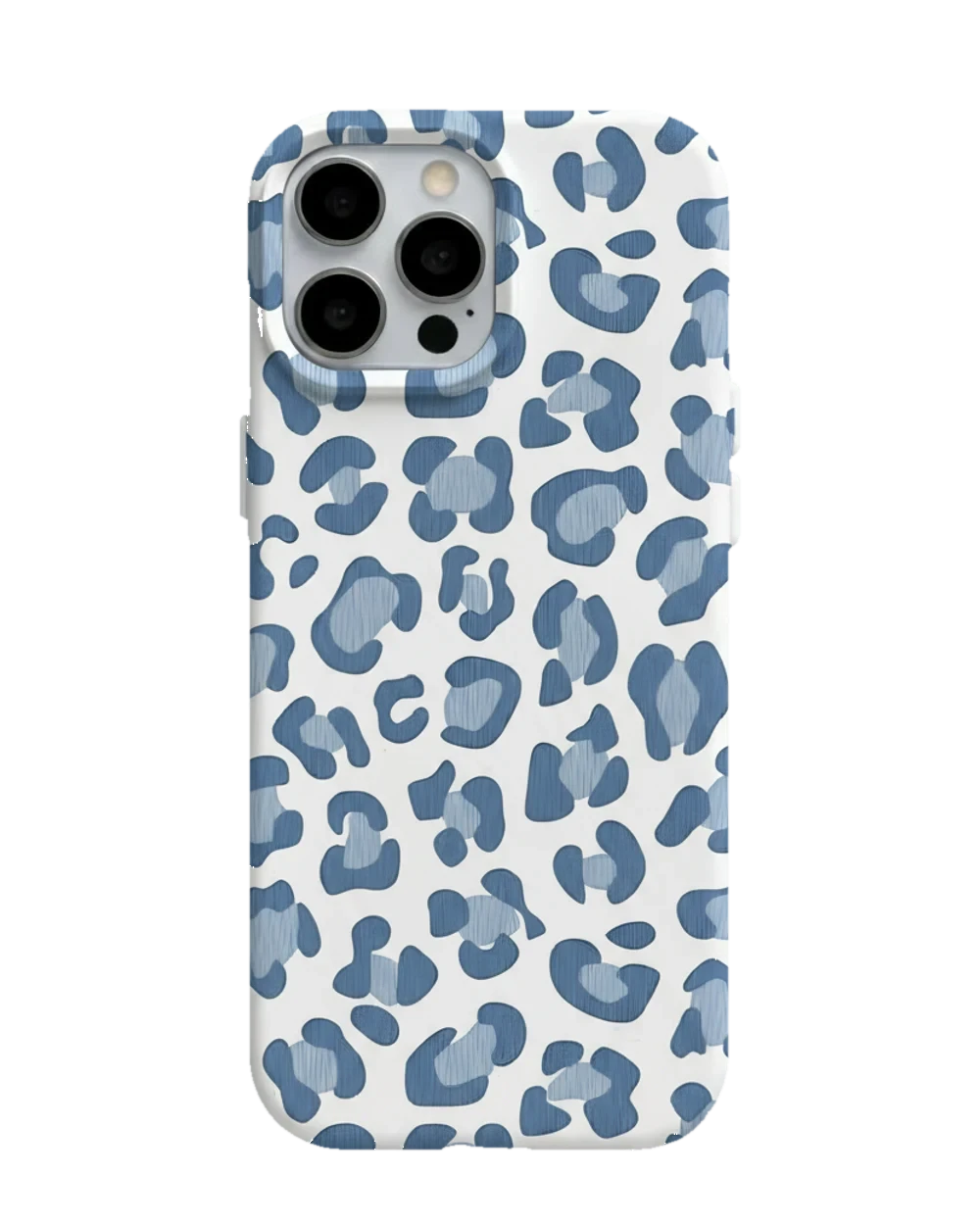 Buz Mavisi Leopar telefon kılıfı