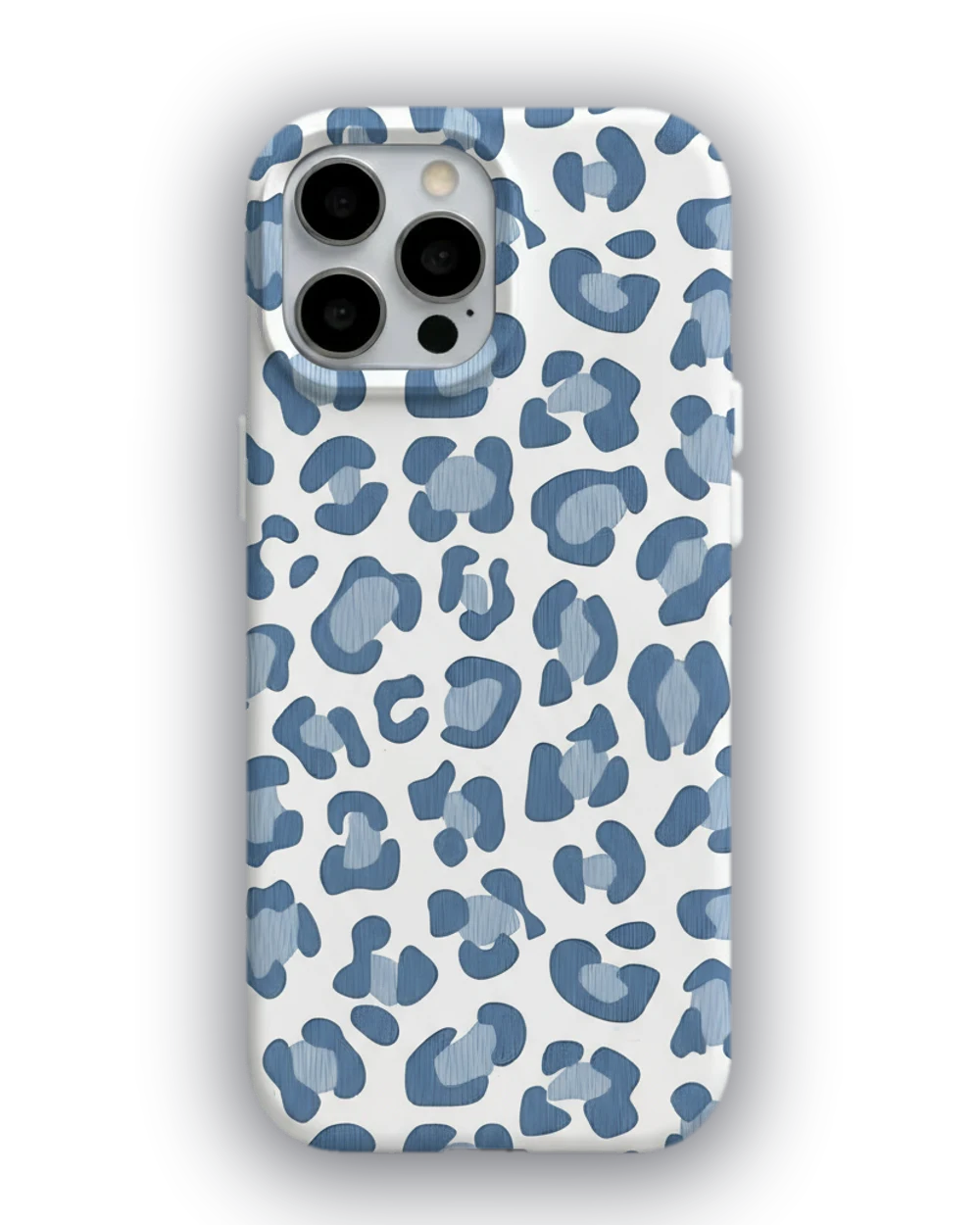 Buz Mavisi Leopar telefon kılıfı