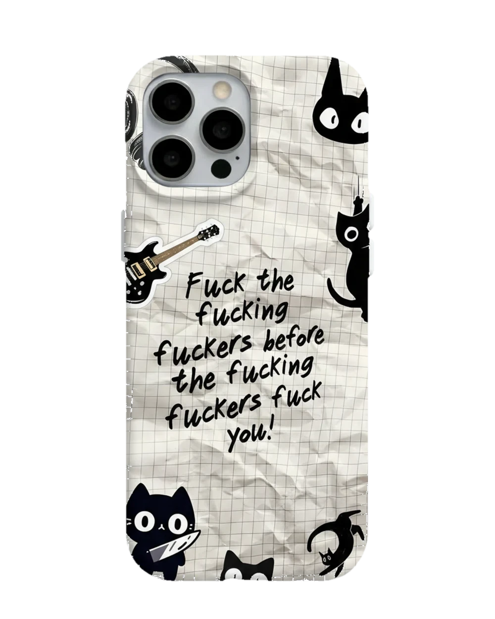 Küfürbaz Kediler telefon kılıfı