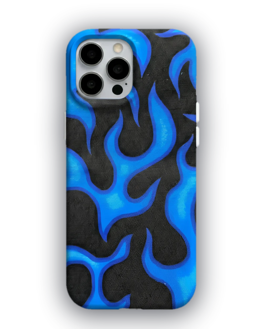 Mavi Alev telefon kılıfı