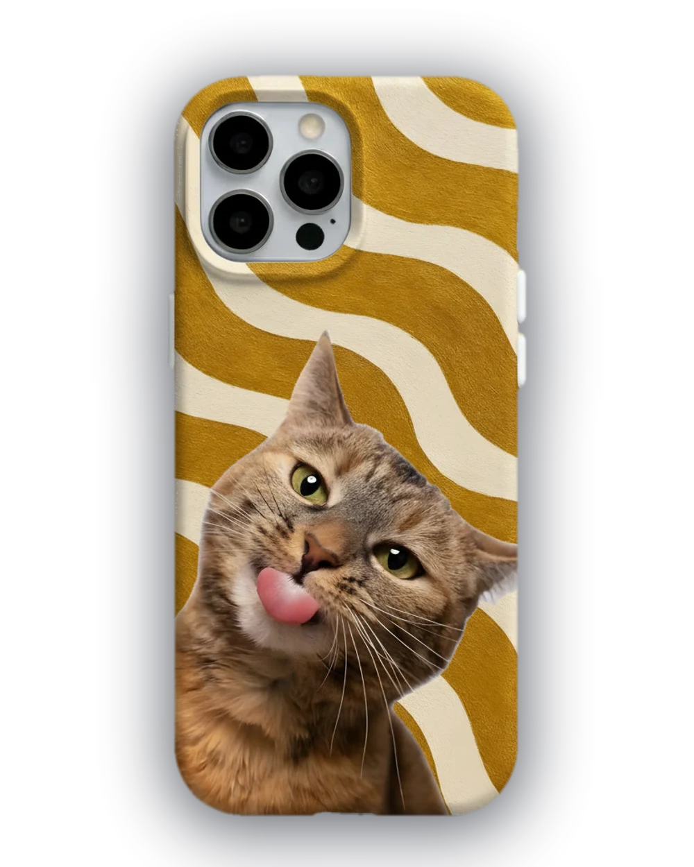 Dil Çıkaran Kedi telefon kılıfı
