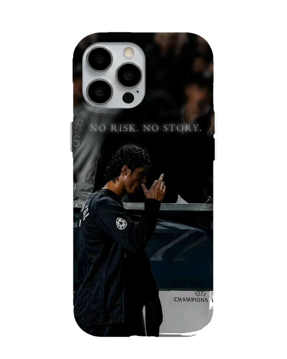 No Risk No Story Ronaldo telefon kılıfı