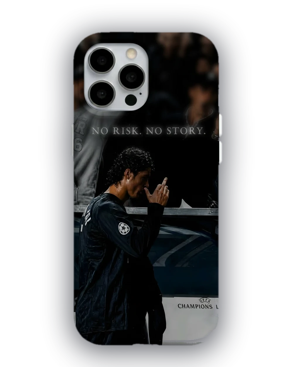 No Risk No Story Ronaldo telefon kılıfı